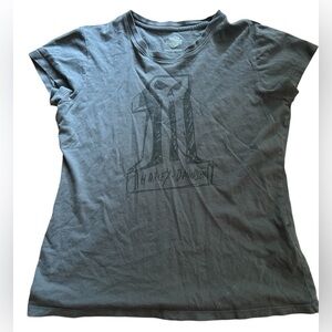 Harley-Davidson Gray Women's Top